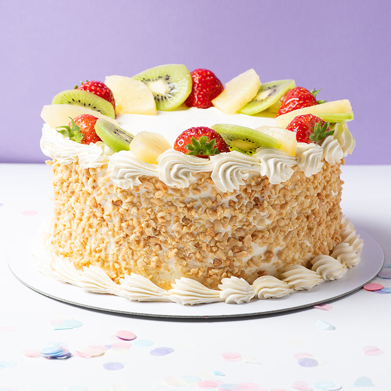 Tedboy | Online HALAL Bakery Shop | Door Step Delivery | Chantilly Fresh  Fruit Cake (Whole)